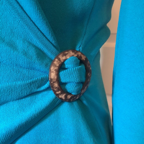 Vintage Joseph A. Turquoise Pullover Top (S) - Picture 2 of 4